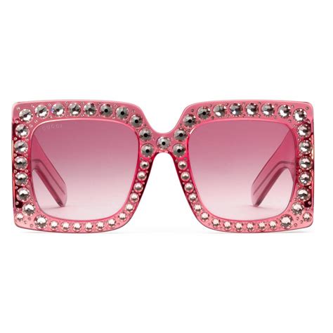 gucci pink sunglasses square.